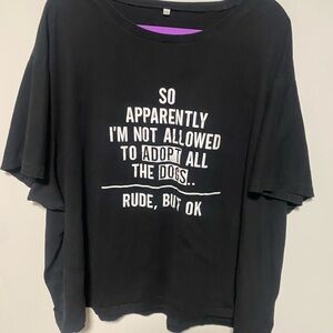 Unisex 8X Black Graphic T-Shirt